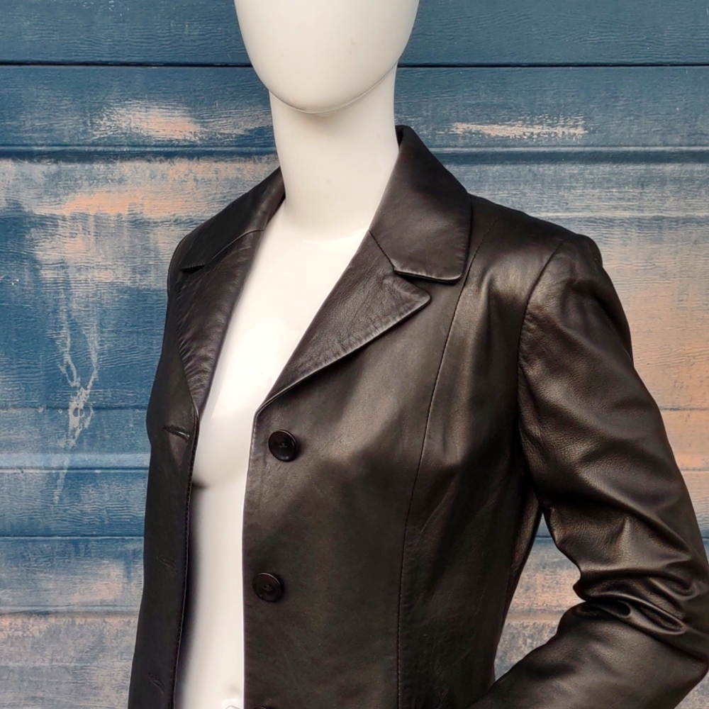 Vintage -Luxury Leather jacket by Benny's Shop (Hand made in Turkey)